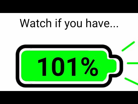 Watch this video Only if you have 101% battery