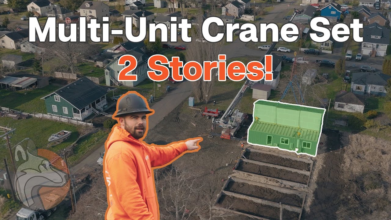 Aberdeen Multi-Unit Lift: Our First Two-Story Modular Homes in Action