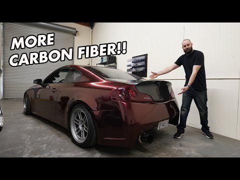 Carbon Fiber Trunk Install | Supercharged G35