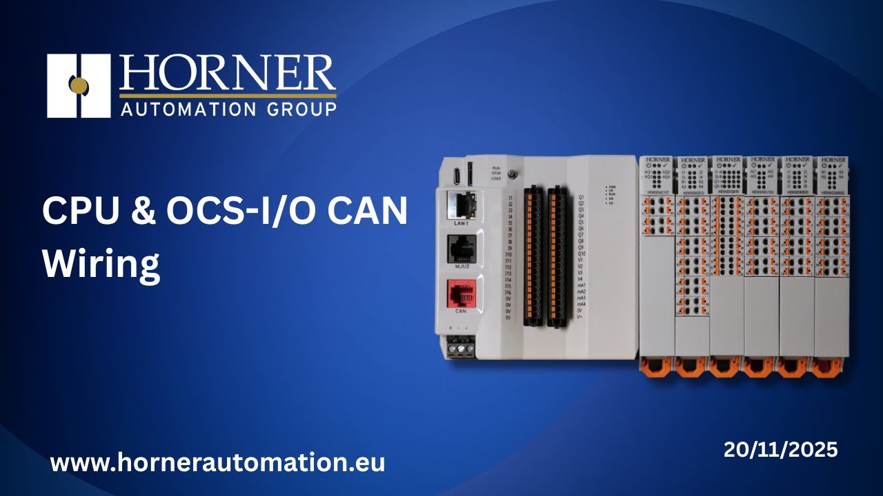 CPU & OCS-I/O CAN Wiring