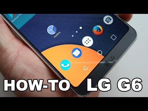 LG G6 - How to enable and disable the app drawer