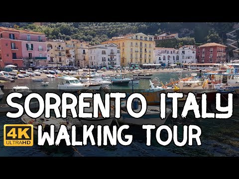 Sorrento, Italy Walking Tour in 4K