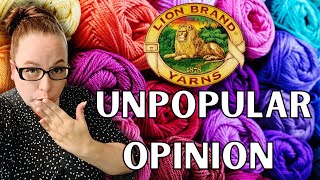 3 Yarn lines I really don't like from Lion Brand!  Unpopular Opinion