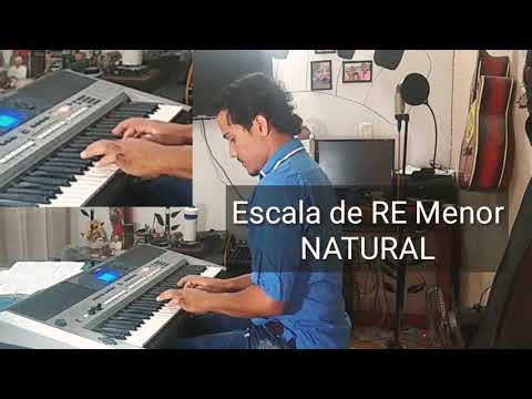 Escala de RE Menor (Natural, Armónica, Melódica)