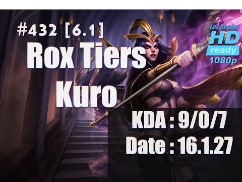 16.1.27 LCK Rox Tigers Kuro Mid Lane Leblanc(vs Karthus) Kr HIgh ELo Solo Q[1080p]#432