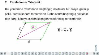 Eğitim Vadisi AYT Fizik 1.Föy Vektörler - Bağıl Hareket Konu Anlatım Videoları