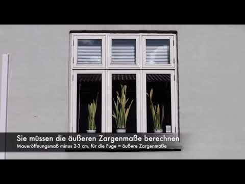 Fenster Aufmass Video Anleitung