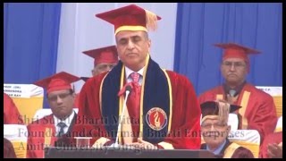 Shri Sunil Bharti Mittal addressing Amity University Students