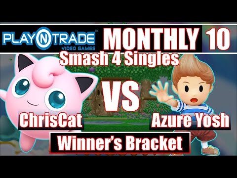 PnT Smash League #10 - AzureYosh (Yoshi, Lucas) VS ChrisCat (Puff) SSB4 Winner's R1