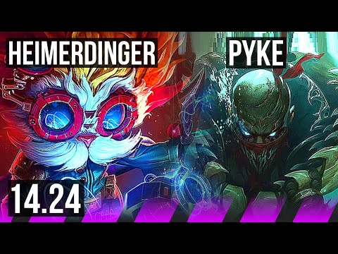 HEIMERDINGER & Viktor vs PYKE & Samira (SUP) | 4/2/7 | KR Master | 14.24