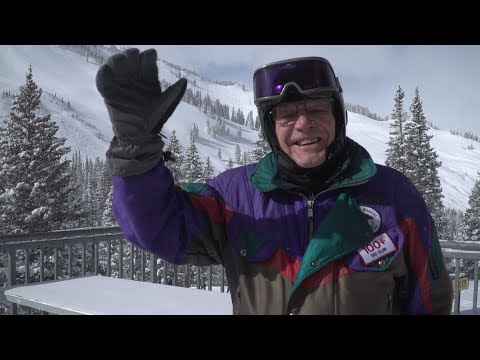 101-Year-Old Skier Still Going Strong