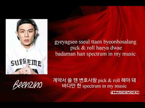The Fearless Ones - The Quiett, Sik-k, Beenzino, Changmo 가사 (Han/Rom Lyrics)