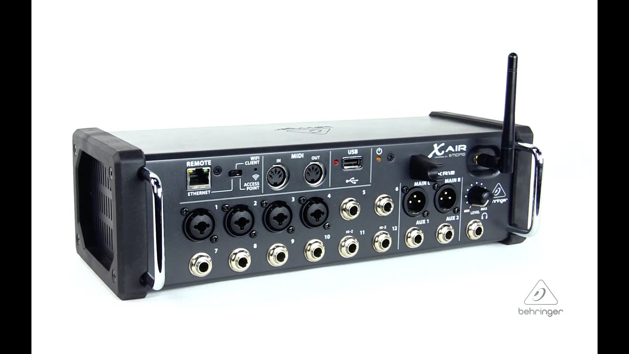 Behringer XR12 12-Input Digital Mixer for iPad/Android Tablets