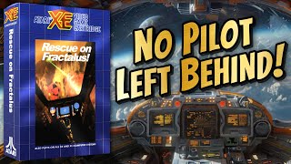 Atari 8-bit's RESCUE ON FRACTALUS! - The Outer Space Combat Sim from Lucasfilm Games