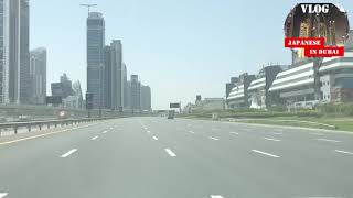 #131 Dubai DowntownからAl Barshaまでドライブ Dubai Driving from Dubai Downtown to Al Barsha on 25th Apr 2020