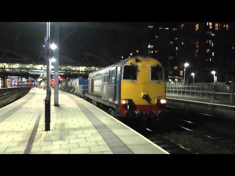 DRS 20304 + 20312 take a break at Leeds with RHTT 15/10/2013