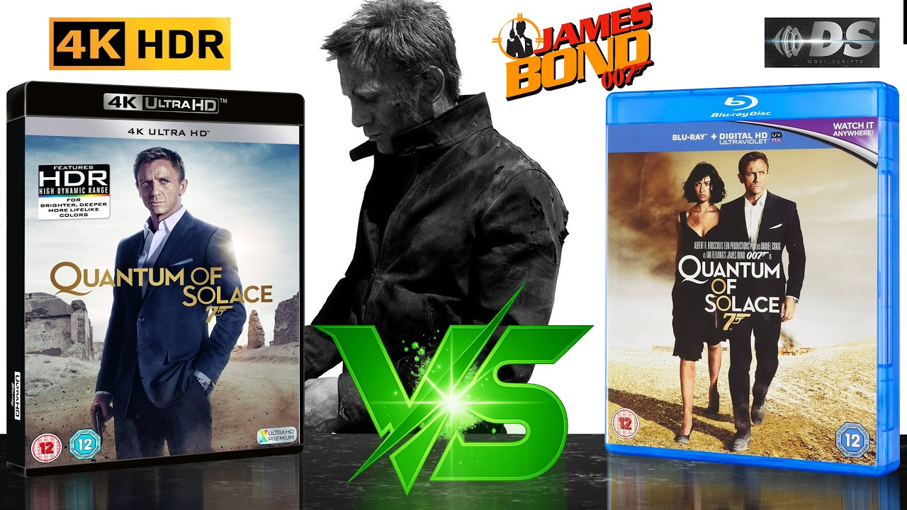 HDR vs SDR | 4K Blu-ray REVIEW |  Dolby Vision Analysis  | Quantum of Solace 2008