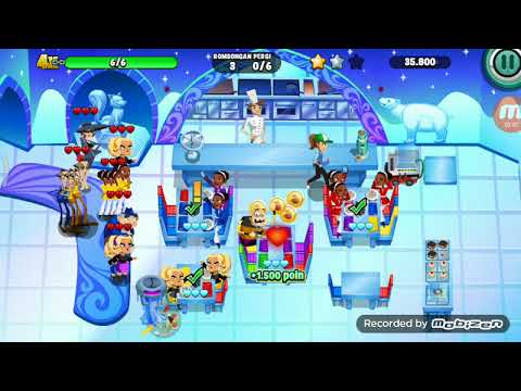 Diner dash level 189 Bintang 3 - GRILL 'N' CHILL