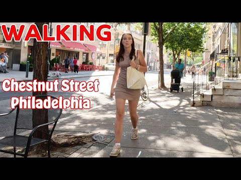 DOWNTOWN PHILLY || CHESTNUT STREET || WALKING TOUR || 20TH STREET TO 12TH STREET AND BACK || PEOPLE