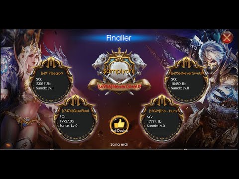 GUİLD CLASH FİNAL EU 1800-2200+ SERVERS,NeverGiveUP Guild,Legacy Of Discord