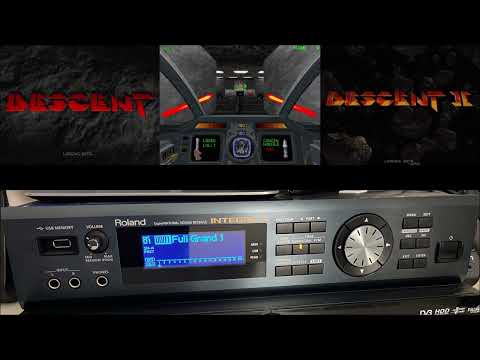 Descent I & II first 3 pieces on Roland  Integra 7 (GM2 HQ bank)