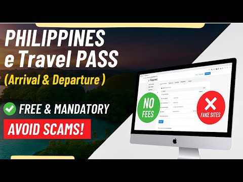 How to Fill the Philippines Arrival Card (eTravel) Online 🇵🇭