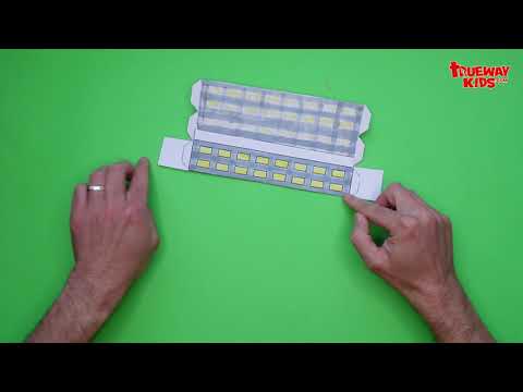 The name of the Lord is like a strong tower - Bible craft for kids