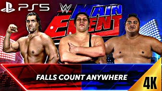 WWE 2K24 | Giant Showdown: The Great Khali vs Yokozuna vs Andre the Giant