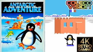 Antarctic Adventure Colecovision 4k 60fps Longplay