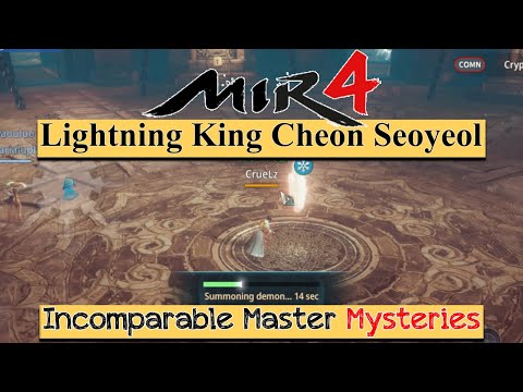 Lightning King Cheon Seoyeol Mir4 Mystery Incomparable Master