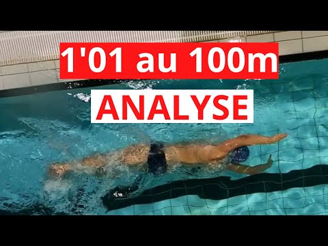 1'01 au 100m sans être à fond : l' ANALYSE du CRAWL de Sébastien (8'03 au 800m)