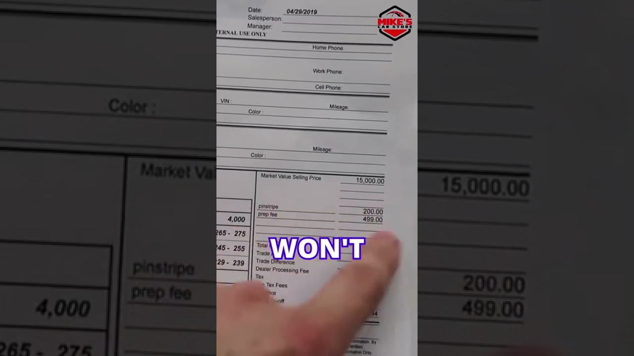 How To Ask A Car Dealer To Lower Their Fees