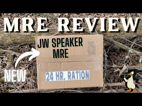 MRE Review JW Speaker MRE 24hr Ration!