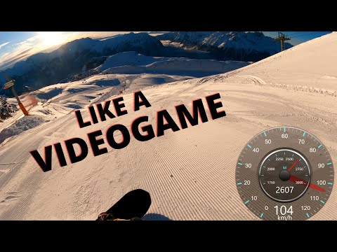 1st YouTube video about how fast can you go on a snowboard