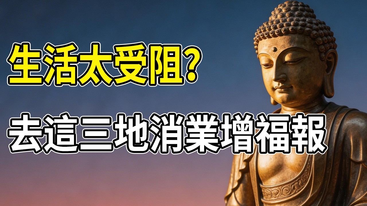諸事不順別硬撐！常去這三個地方，消業最快、運氣轉好！老天其實早已指明了方向。#生活智慧 #正念 #消業障 #好運 #佛系生活 #覺醒 #轉運 #因果輪迴