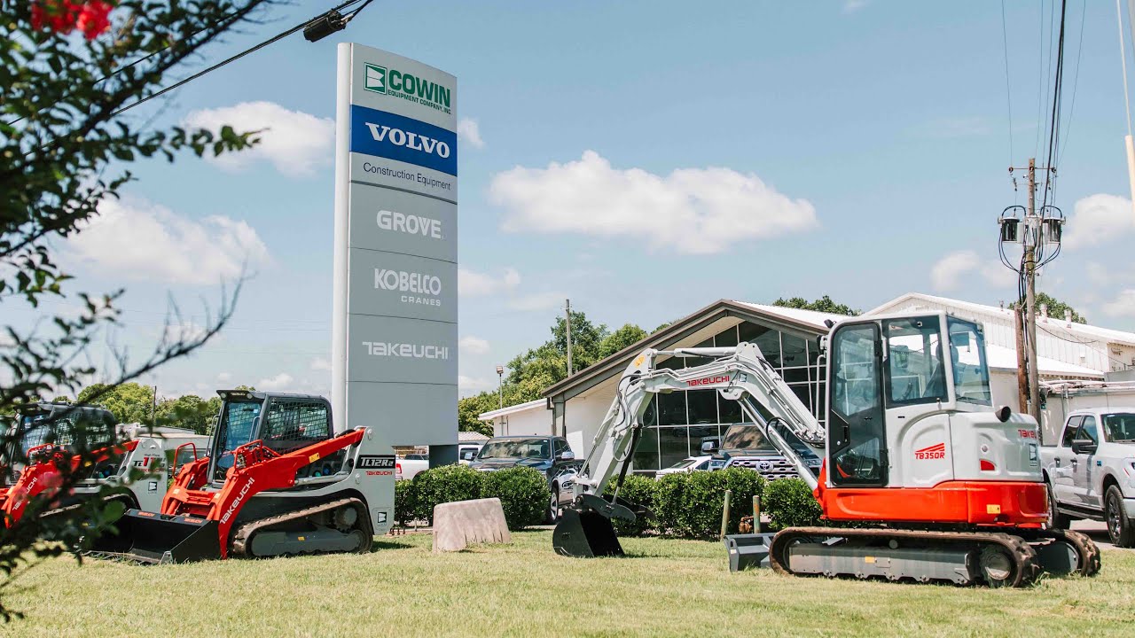 On the Road with Takeuchi: Cowin Equipment
