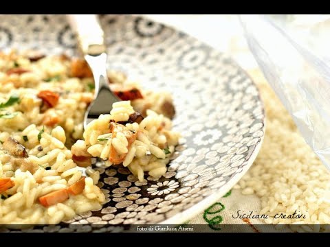 Siciliani Creativi- Come fare un risotto ai funghi porcini perfetto - Porcini mushroom risotto