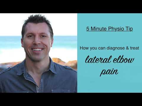 5 minute Physio tip - How can you diagnose & treat lateral elbow pain