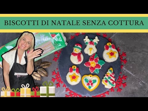 BISCOTTI DI NATALE SENZA COTTURA/ COLLABORAZIONE CON @Freddidolciaria