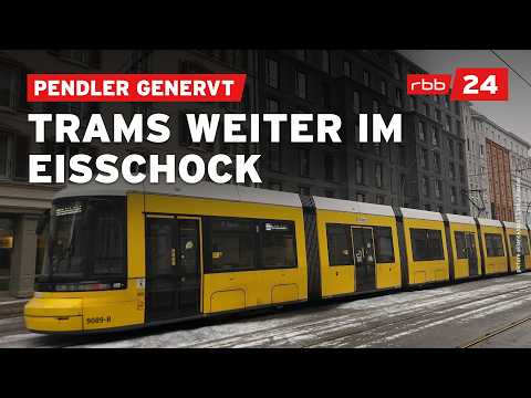 Nach Eisregen in Berlin: 1/3 des Tram-Netzes noch nicht in Betrieb