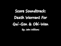 PS2 Movies Score Soundtrack: Death Warrant For Qui-Gon And Obi-Wan