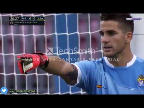 Paradas de Leandro Chichizola en el FC Barcelona 3- UD Las Palmas 0 | Liga Santander