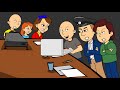 Classic Caillou Creates A TV Channel Arrested Grounded