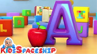 ABC Phonics Song - A for Apple | Kids Spaceship Alphabet song | Nursery Rhymes & abc Song