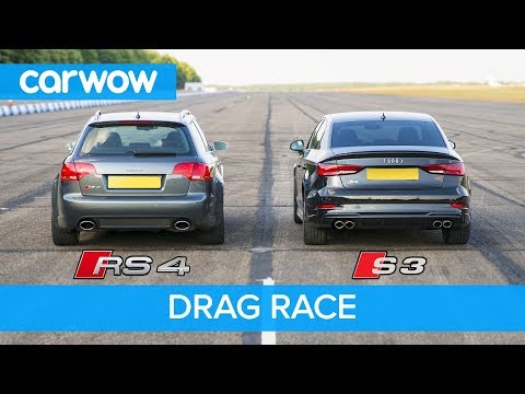 Audi S3 vs RS4 B7 - DRAG & ROLLING RACE! Can a 2.0 Turbo Auto beat a 4.2 V8 Manual from 2008?