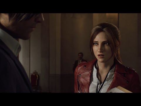 Claire meets leon at the White house. Resident Evil: Infinite Darkness