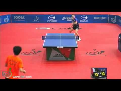 Simon Gauzy vs Kim Min Seok[Hungarian Open 2012]