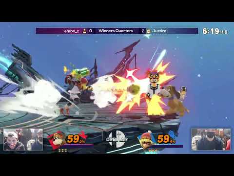 Justice (Min Min) vs Embo_Z (Duck Hunt) - Orbitar 95 - Winners Semis