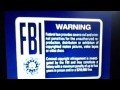 Blue FBI Warning Screen 2003 2005