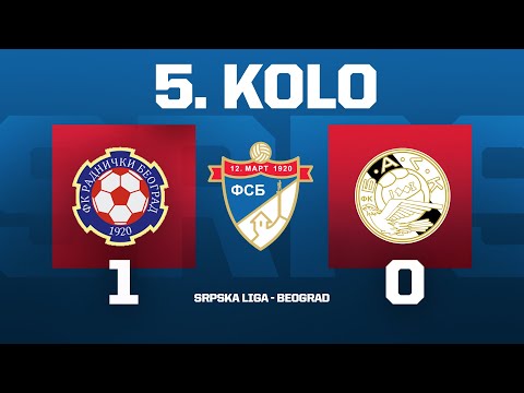 RADNIČKI (NB) - BASK Srpska Liga Beograd 25/26 - 5. Kolo